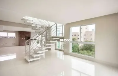 Cobertura duplex com 4 quartos à venda, 245 m² por r$ 2.292.594 - alto da glória, curitiba/pr