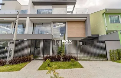 Sobrado de alto padrão com 3 quartos e 1 suíte à venda, 160 m² por r$ 1.190.000 - afonso pena, são josé dos pinhais/pr