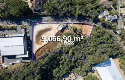 Terreno ao lado do parque tingui à venda, 9066 m² por r$ 19.900.000 - santa felicidade - curitiba/pr