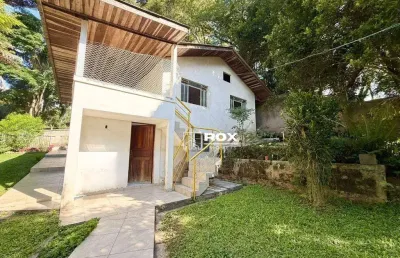 Casa com edícula e bosque nativo para alugar, 217 m² por r$ 4.000/mês - são joão, curitiba/pr