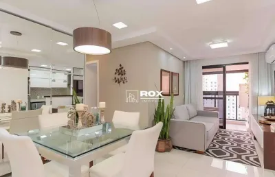 Apartamento com 2 quartos à venda, 57 m² por r$ 640.000 - cristo rei, curitiba/pr