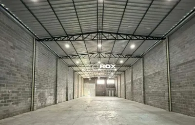 Barracão novo para alugar, 512 m² por r$ 10.500/mês - atuba, pinhais/pr