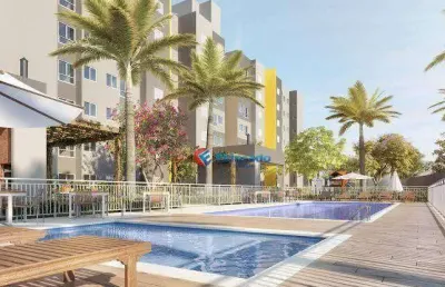 Apartamento à venda, 40 m² por r$ 230.000,00 - jardim amanda ii - hortolândia/sp