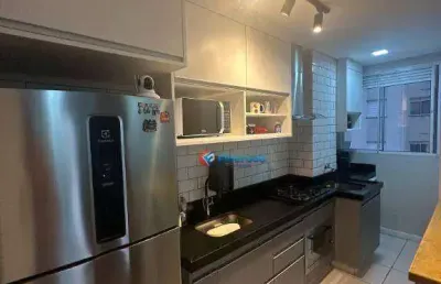 Apartamento com 2 dormitórios à venda, 58 m² por r$ 360.000,00 - jardim das colinas - hortolândia/sp
