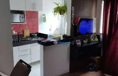 Apartamento com 2 dormitórios à venda, 50 m² por r$ 200.000,00 - chácara letônia - americana/sp