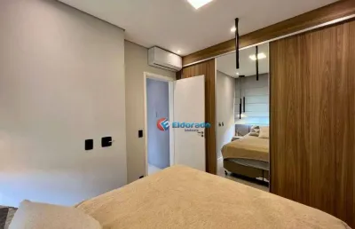 Apartamento com 1 dormitório à venda, 57 m² por r$ 593.600,00 - morumbi - paulínia/sp