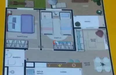 Apartamento garden com 2 dormitórios à venda, 47 m² por r$ 250.000 - jardim minda - hortolândia/sp