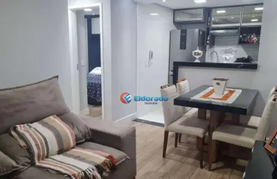 Apartamento com 2 dormitórios à venda, 43 m² por r$ 235.000,00 - jardim terramérica ii - americana/sp