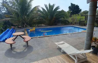 Chácara com 2 dormitórios à venda, 1720 m² por r$ 450.000,00 - estância das siriemas - monte mor/sp