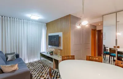 Apartamento mobiliado de 74 m² ,  com 3 quartos no visage flamboyant.