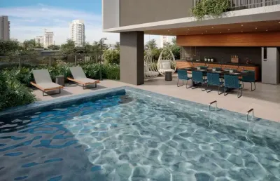 Apartamento flat a venda no opus geo home 136 no setor marista