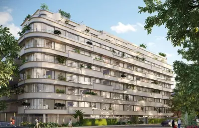 Studio moderno em novo residencial de alto luxo no leblon