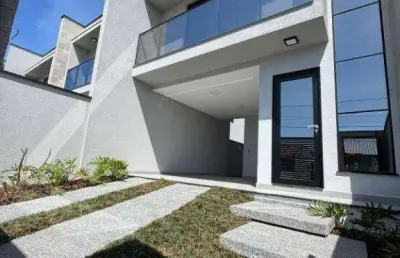 Sobrado alto padrão com 3 dormitórios à venda, 160 m² por r$ 1.200.000 - praia grande - são francisco do sul/sc