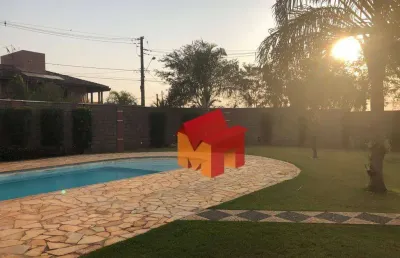 Chácara com 3 dormitórios à venda, 438 m² por r$ 1.950.000,00 - estância hípica - nova odessa/sp
