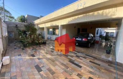 Terreno de 206 m² + casa com 3 dormitórios à venda, 160 m² por r$ 1.100.000 - vila santa catarina - americana/sp