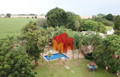 Chácara 14.000 m² e com 5 dormitórios à venda, 14040 m² por r$ 3.800.000 - parque residencial tancredi - americana/sp