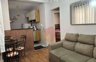 Apartamento com 2 dormitórios à venda, 50 m² por r$ 210.000,00 - jardim recanto - americana/sp