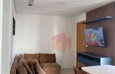 Apartamento com 2 dormitórios à venda, 48 m² por r$ 230.000,00 - jardim terramérica i - americana/sp