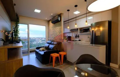 Apartamento com 2 dormitórios à venda, 52 m² por r$ 360.000,00 - vila santa catarina - americana/sp