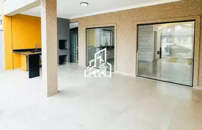 Casa nova para venda em itanhaém, jardim regina, 2 dormitórios, 1 suíte, 2 banheiros, 3 vagas
