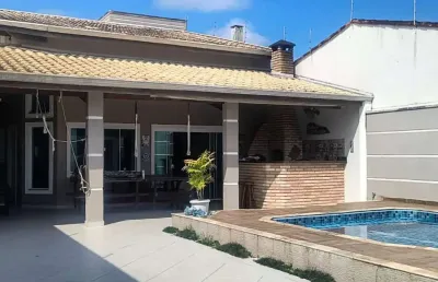 Casa térrea para venda em itanhaém, jardim regina, 3 dormitórios, 2 suítes, 4 banheiros, 2 vagas