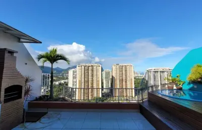 Barra da tijuca - parque das rosas - rosa dos mares - cobertura duplex