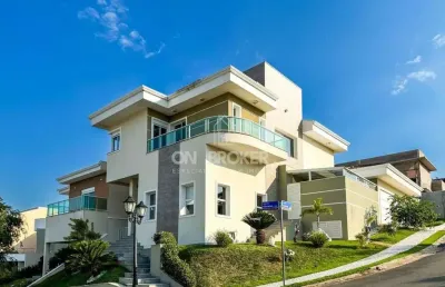 Casa com 4 dormitórios à venda, 415 m² por r$ 2.890.000,00 - condomínio zurich dorf - valinhos/sp