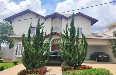 Casa com 4 dormitórios à venda, 375 m² por r$ 2.590.000,00 - condomínio residencial querência - valinhos/sp