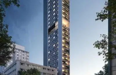 Apartamento com 1 quarto à venda na rua benjamin constant, 332, centro, curitiba, 26 m2 por r$ 299.900