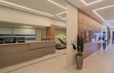 Laje para alugar, 484 m² por r$ 21.992,39/mês - portão - curitiba/pr