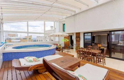 Cobertura com 3 dormitórios para alugar, 318 m² por r$ 14.900,00/mês - juvevê - curitiba/pr
