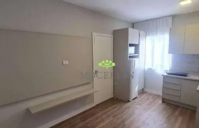 Apartamento com 1 dormitório para alugar, 30 m² por r$ 2.100,00/mês - santa quitéria - curitiba/pr