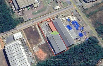 Barracão para alugar, 2045 m² por r$ 51.339,50/mês - fazenda velha - araucária/pr