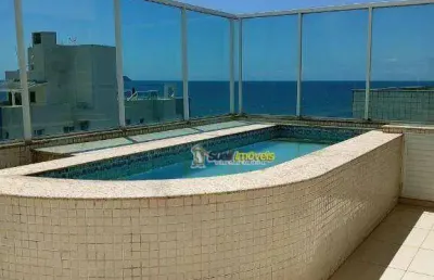 Cobertura com 4 dormitórios para alugar, 155 m² por r$ 7.800,00/mês - cavaleiros - macaé/rj