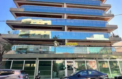 Apartamento com 3 dormitórios, 183 m² - venda por r$ 2.200.000,00 ou aluguel por r$ 17.500,00/mês - cavaleiros - macaé/rj