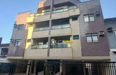 Cobertura com 3 dormitórios à venda, 124 m² por r$ 650.000 - riviera fluminense - macaé/rj
