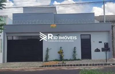 Casa à venda, 3 quartos, 1 suíte, 2 vagas - bairro santa rosa, uberlândia mg