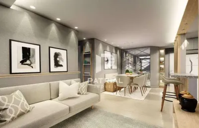 Apartamento com 3 dormitórios à venda, 77 m² por r$ 691.942,01 - capão raso - curitiba/pr