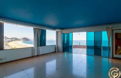 Cobertura luxo 425m² frente mar – av. atlântica copacabana rj