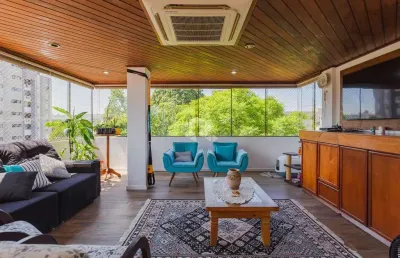 Apartamento com 3 quartos , 2 vagas e 123m² à venda em cristo redentor, porto alegre.
