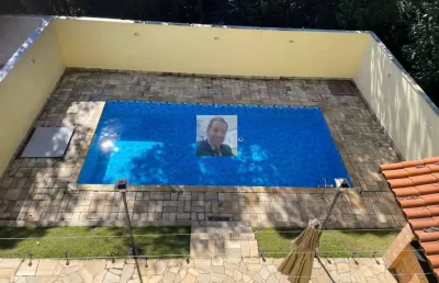 Aluga-se casa 4dorm/1suíte, piscina cond. vila verde km 36 rt.