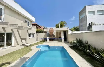 Vende-se casa no cond sp ii - moderna e impecável, 4 suítes, escritório, la