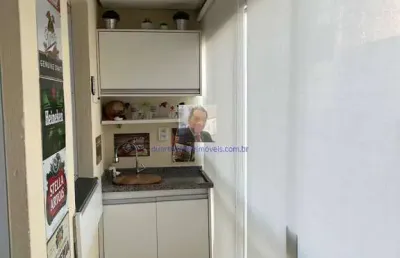 Apartamento “mobiliado' com 2 dormitórios à venda, 54 m² , sacada de vidro