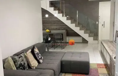 Cobertura duplex com  200 m², 3 quartos sendo duas suítes com closet por 1.400.000 - itacoatiara - niterói/rj