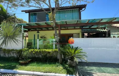 Casa duplex com 3 dormitórios à venda, 219 m² por r$ 500.000 - maria paula - são gonçalo/rj
