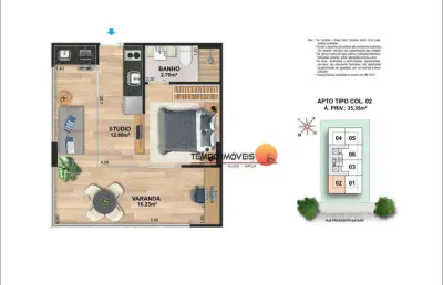 Studio 32 m² com 1 dormitório à venda por r$ 537.000 - icaraí - niterói/rj