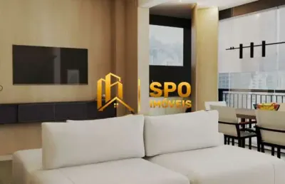 'excelente apartamento para locação , 105m², 2 vagas mobiliado no parque brooklin'