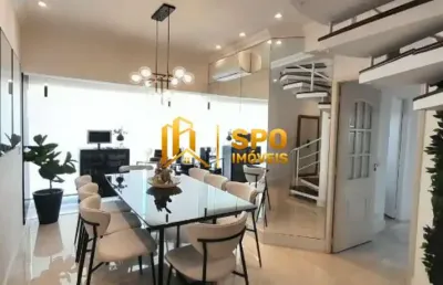 Cobertura à venda no jardim marajoara, 144 metros, impecável!