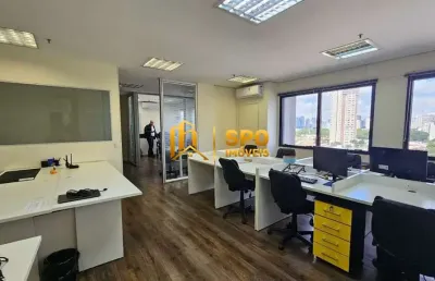 Sala comercial com 4 salas para alugar na avenida doutor cardoso de melo, 1470, vila olímpia, são paulo, 150 m2 por r$ 10.000