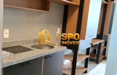 Studio novo para alugar com 23 metros, 1 quarto e sem vaga- alto da boa vista- são paulo.
